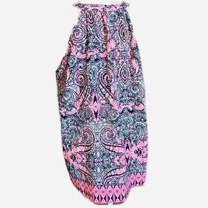 Emma & Olivia Paisley Print Sleeveless Top Size M